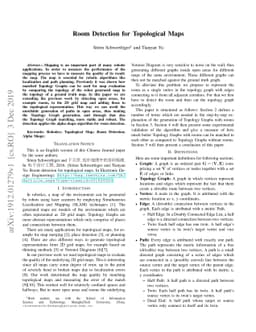 Room Detection for Topological Maps