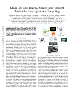 LEGaTO: Low-Energy, Secure, and Resilient Toolset for Heterogeneous
  Computing