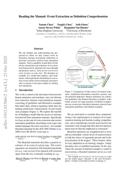 Reading the Manual: Event Extraction as Definition Comprehension