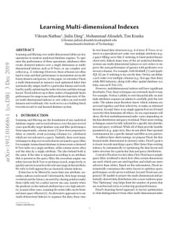 Learning Multi-dimensional Indexes