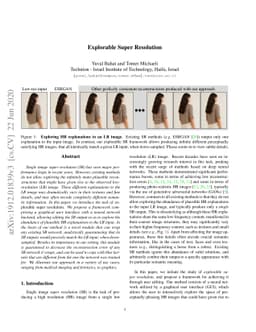 Explorable Super Resolution