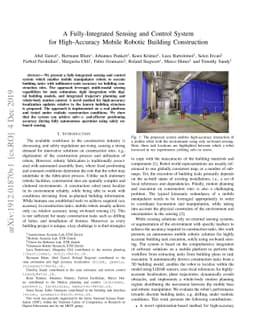 A Fully-Integrated Sensing and Control System for High-Accuracy Mobile
  Robotic Building Construction