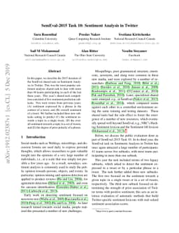 SemEval-2015 Task 10: Sentiment Analysis in Twitter