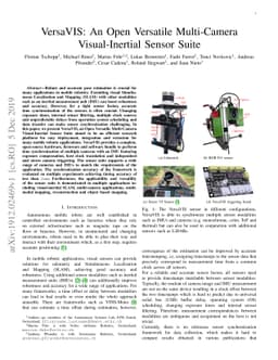 VersaVIS: An Open Versatile Multi-Camera Visual-Inertial Sensor Suite