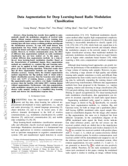 Data Augmentation for Deep Learning-based Radio Modulation
  Classification
