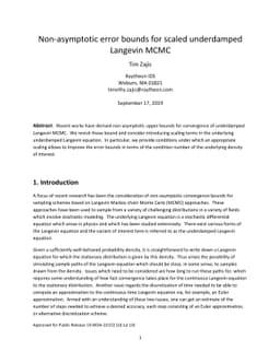 Non-asymptotic error bounds for scaled underdamped Langevin MCMC