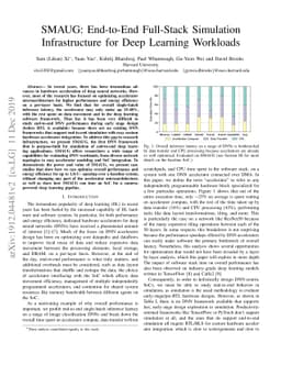 SMAUG: End-to-End Full-Stack Simulation Infrastructure for Deep Learning
  Workloads