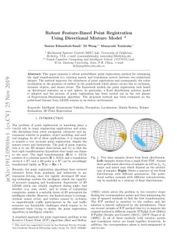 Robust Feature-Based Point Registration Using Directional Mixture Model