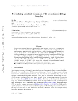 Normalizing Constant Estimation with Gaussianized Bridge Sampling