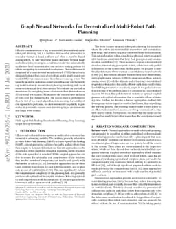 Graph Neural Networks for Decentralized Multi-Robot Path Planning