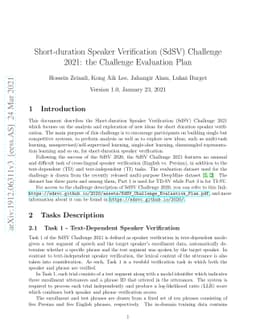 Short-duration Speaker Verification (SdSV) Challenge 2021: the Challenge
  Evaluation Plan
