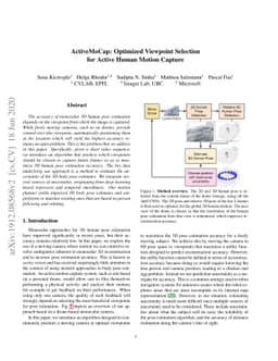 ActiveMoCap: Optimized Viewpoint Selection for Active Human Motion
  Capture