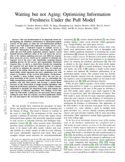 Waiting but not Aging: Optimizing Information Freshness Under the Pull
  Model