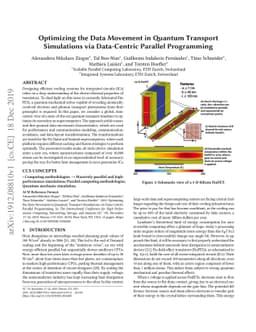 Optimizing the Data Movement in Quantum Transport Simulations via
  Data-Centric Parallel Programming