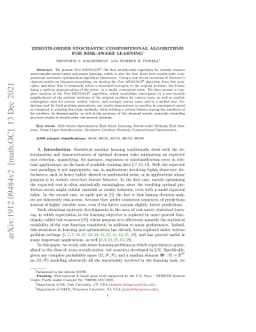 Zeroth-order Stochastic Compositional Algorithms for Risk-Aware Learning