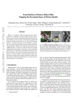 From Patches to Pictures (PaQ-2-PiQ): Mapping the Perceptual Space of
  Picture Quality