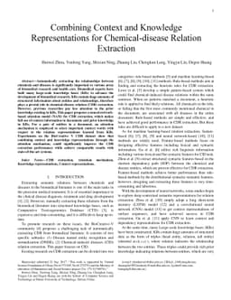 Combining Context and Knowledge Representations for Chemical-Disease
  Relation Extraction