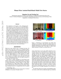 Planar Prior Assisted PatchMatch Multi-View Stereo