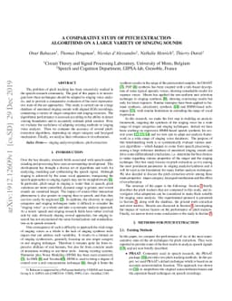A Comparative Study of Pitch Extraction Algorithms on a Large Variety of
  Singing Sounds