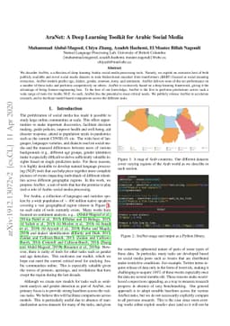 AraNet: A Deep Learning Toolkit for Arabic Social Media