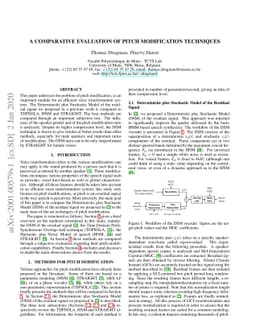 A Comparative Evaluation of Pitch Modification Techniques
