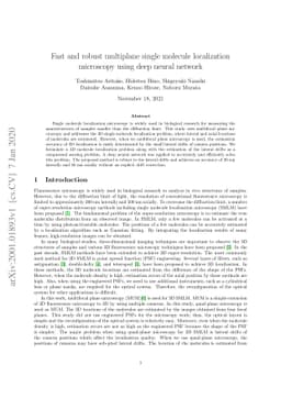 Fast and robust multiplane single molecule localization microscopy using
  deep neural network