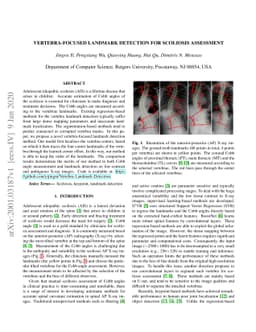 Vertebra-Focused Landmark Detection for Scoliosis Assessment