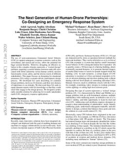 The Next Generation of Human-Drone Partnerships: Co-Designing an
  Emergency Response System