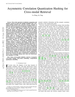 Asymmetric Correlation Quantization Hashing for Cross-modal Retrieval