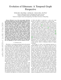 Evolution of Ethereum: A Temporal Graph Perspective
