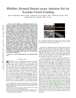 PDANet: Pyramid Density-aware Attention Net for Accurate Crowd Counting