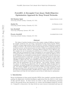 FlexiBO: A Decoupled Cost-Aware Multi-Objective Optimization Approach
  for Deep Neural Networks