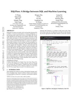 SQLFlow: A Bridge between SQL and Machine Learning