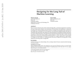 Designing for the Long Tail of Machine Learning