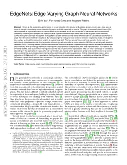 EdgeNets:Edge Varying Graph Neural Networks