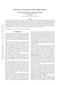 TLT-school: a Corpus of Non Native Children Speech