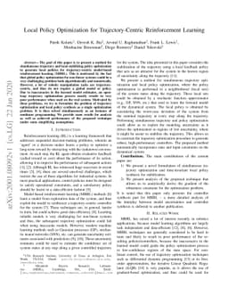 Local Policy Optimization for Trajectory-Centric Reinforcement Learning