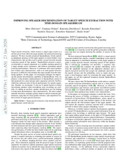 Improving speaker discrimination of target speech extraction with
  time-domain SpeakerBeam