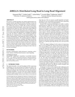 diBELLA: Distributed Long Read to Long Read Alignment