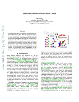 Short Text Classification via Term Graph