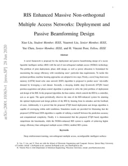 RIS Enhanced Massive Non-orthogonal Multiple Access Networks: Deployment
  and Passive Beamforming Design