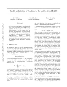 Bandit optimisation of functions in the Matérn kernel RKHS