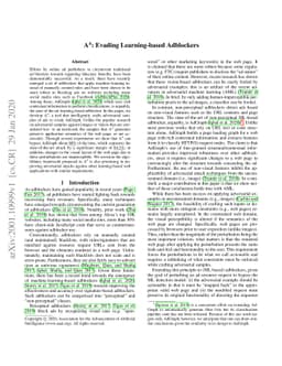 A4 : Evading Learning-based Adblockers