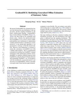 GradientDICE: Rethinking Generalized Offline Estimation of Stationary
  Values