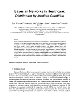 Bayesian Networks in Healthcare: Distribution by Medical Condition
