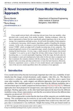 A Novel Incremental Cross-Modal Hashing Approach