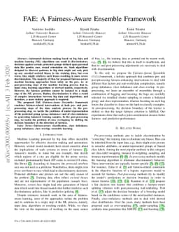 FAE: A Fairness-Aware Ensemble Framework