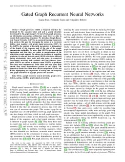 Gated Graph Recurrent Neural Networks