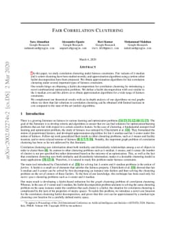 Fair Correlation Clustering