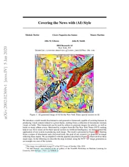 Covering the News with (AI) Style